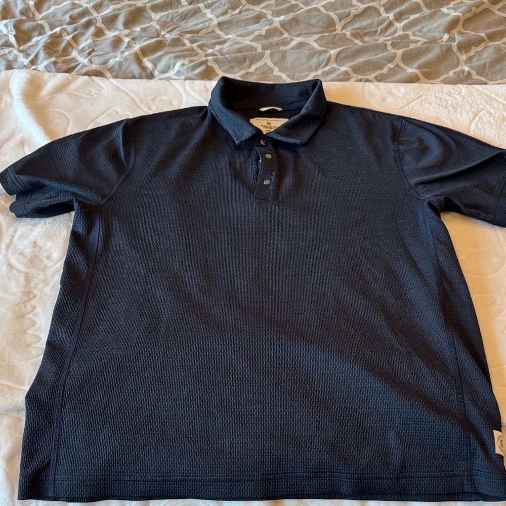 Reigning Champ Navy Polo Shirt